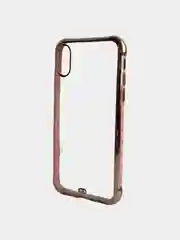 Бежевый чехол накладка на айфон с кантом для iphone xs max