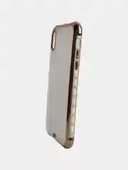 Белый чехол накладка на айфон с кантом для iphone xs max
