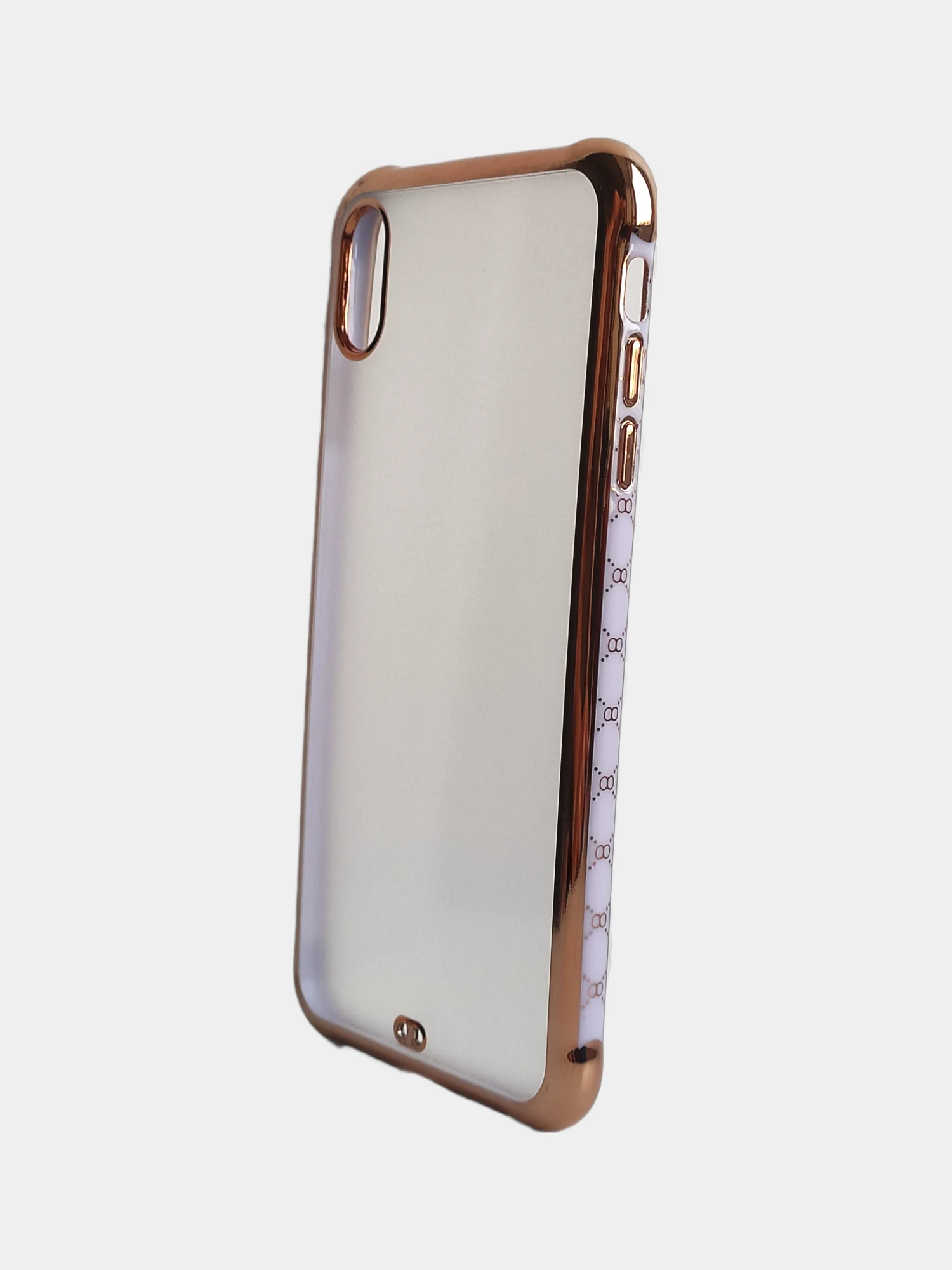 Лавандовый чехол накладка на айфон с кантом для iphone xs max