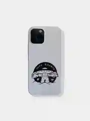 Белый чехол накладка с принтом картинкой рисунком для iphone 11 pro max 12 mini 7+ xs кот