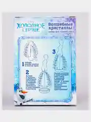 Алый набор для выращивания кристаллов, "Холодное сердце. Волшебные кристаллы", опыты