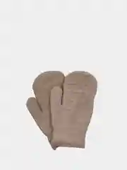 Бежевый варежки детские