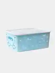 Розовый контейнер для хранения с крышкой