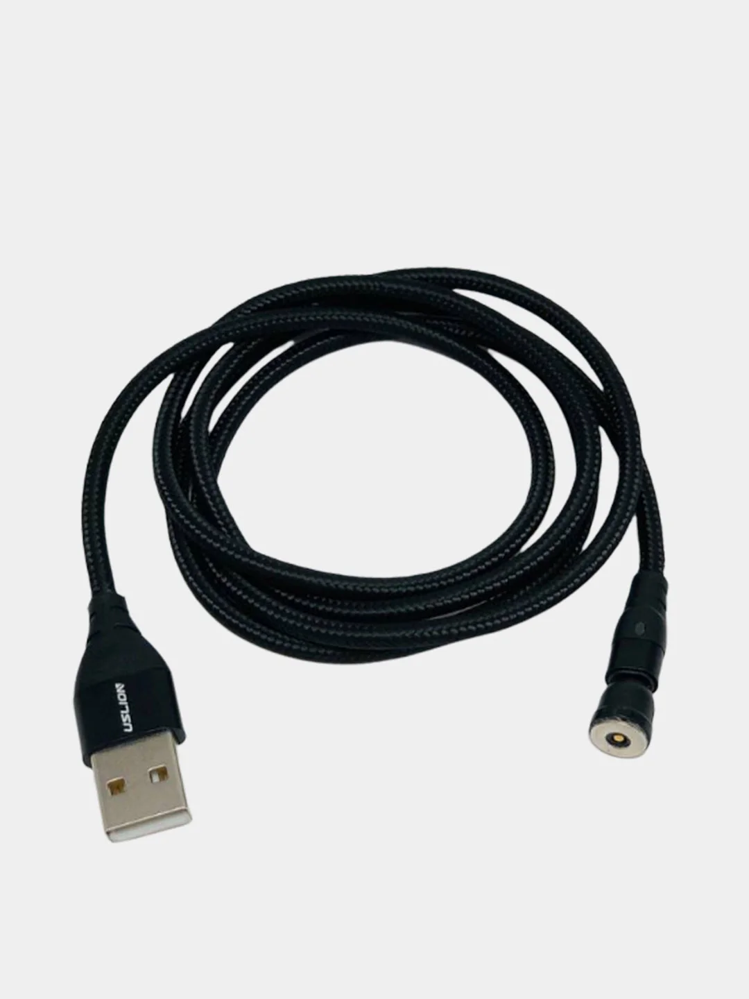 Черный магнитный кабель USB, 2 метра