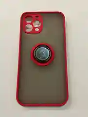 Красный чехол для Айфон 12 Pro Max, с магнитом и подставкой