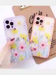 Чехол для iPhone 11, 12, 7/8 рамка цветы