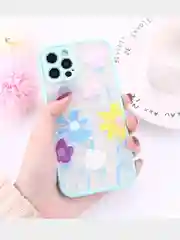 Чехол для iPhone 11, 12, 7/8 рамка цветы