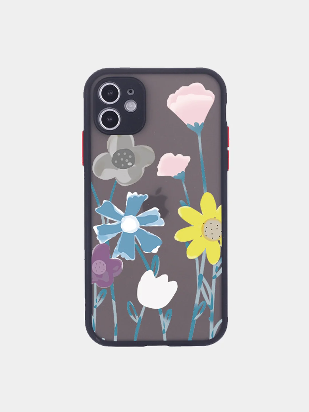 Бронзовый чехол для iPhone 11, 12, 7/8 рамка цветы