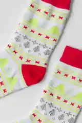 Носки новогодние мужские, махровые, 2 пары