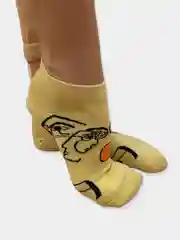 Женские короткие носки, с принтом