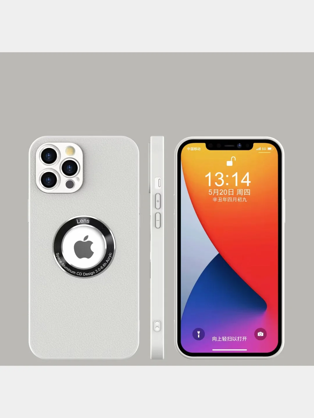 Белый чехол для iPhone 11, 12