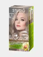 Комплект STUDIO Professional BIOcolor для окрашивания волос 90.105 пепельный блондин