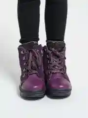 Сапоги для девочек, зимние, натуральная кожа, Юничел