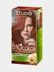 Комплект STUDIO Professional BIOcolor для окрашивания волос 7.43 огненный рыжий