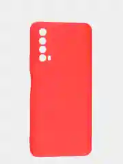 Красный силиконовый чехол для Huawei Y7P/P40 Lite E, Honor 9A/9C/10X Lite/P Smart 2021