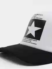 Белый кепка-тракер с широким козырьком Star унисекс