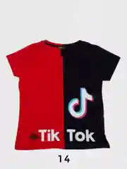 Детская футболка с принтами like, tiktok, instagram, among us