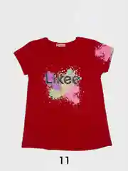 Детская футболка с принтами like, tiktok, instagram, among us