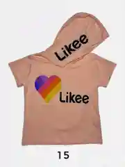 Детская футболка с принтами like, tiktok, instagram, among us