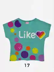 Детская футболка с принтами like, tiktok, instagram, among us