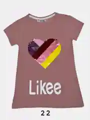 Детская футболка с принтами like, tiktok, instagram, among us