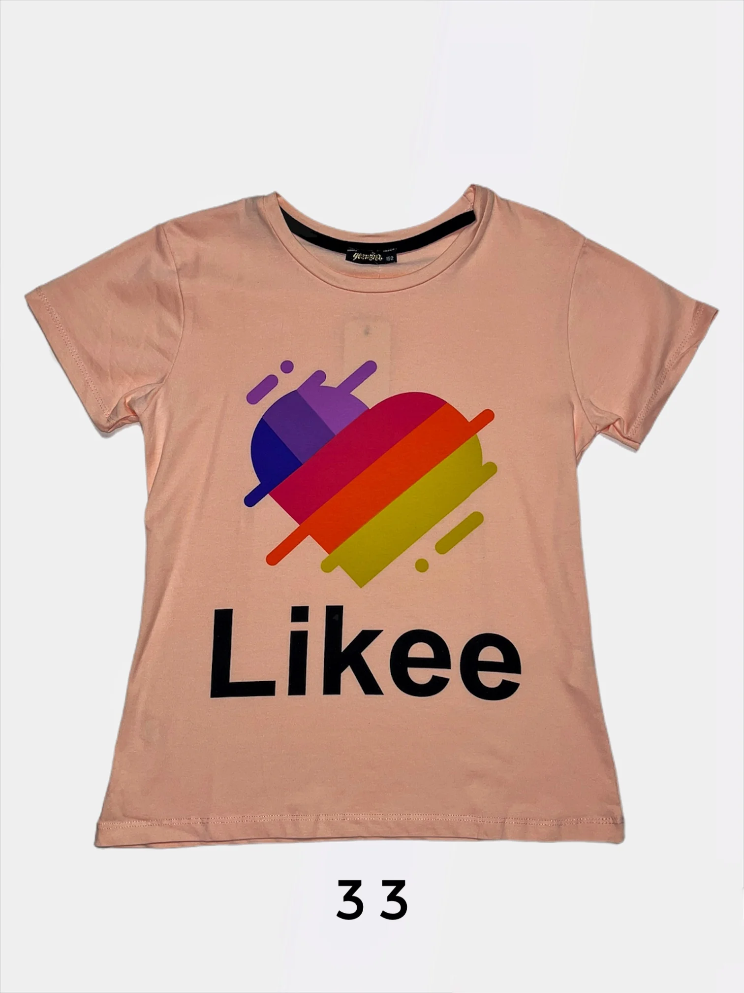Детская футболка с принтами like, tiktok, instagram, among us