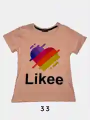 Детская футболка с принтами like, tiktok, instagram, among us