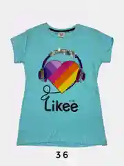 Детская футболка с принтами like, tiktok, instagram, among us