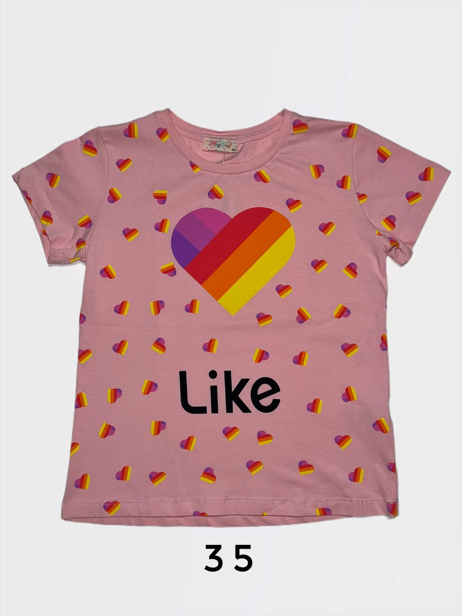 Детская футболка с принтами like, tiktok, instagram, among us
