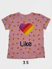 Детская футболка с принтами like, tiktok, instagram, among us