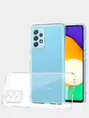 Прозрачный чехол Samsung Galaxy A52 силиконовый матовый, цветной