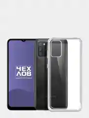 Прозрачный чехол Samsung Galaxy A02s силиконовый