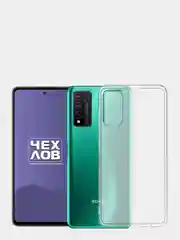 Прозрачный чехол Honor 10x Lite, силиконовый