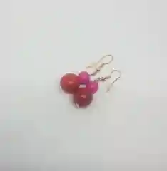 Вишнёвый серьги
