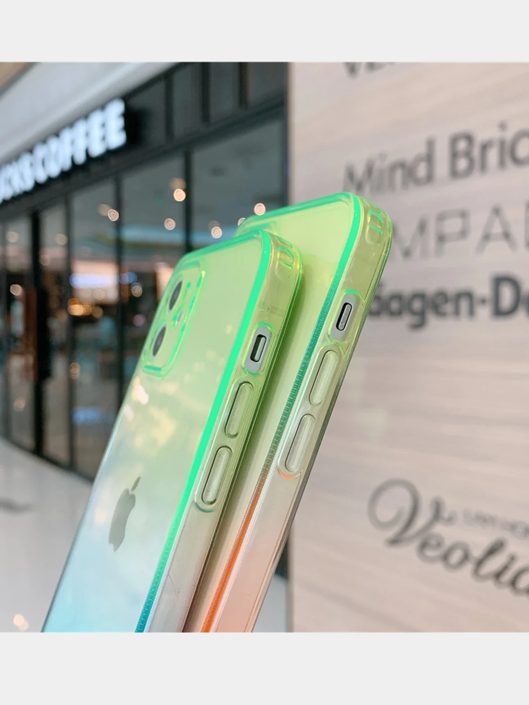 Чехол для iPhone 11, 12 "Неон"