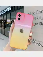Розовый чехол для iPhone 11, 12 "Неон"