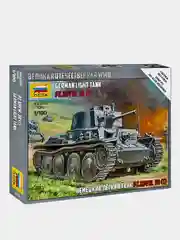 Модель сборная из пластика 1:100 "Легкий танк PZ.KPFW.38 (T) WWII DE"