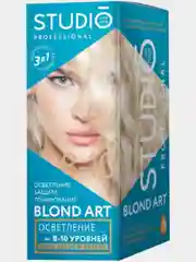 Комплект STUDIO BLOND ART для осветления волос до 8-10 уровней