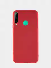 Красный силиконовый чехол для Huawei Y7P/P40 Lite E, Honor 9A/9C/10X Lite/P Smart 2021