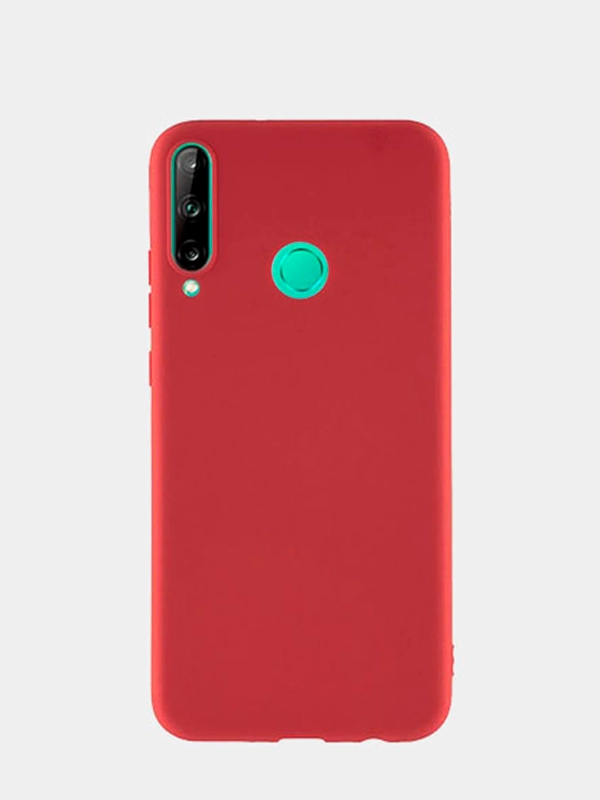 Красный силиконовый чехол для Huawei Y7P/P40 Lite E, Honor 9A/9C/10X Lite/P Smart 2021