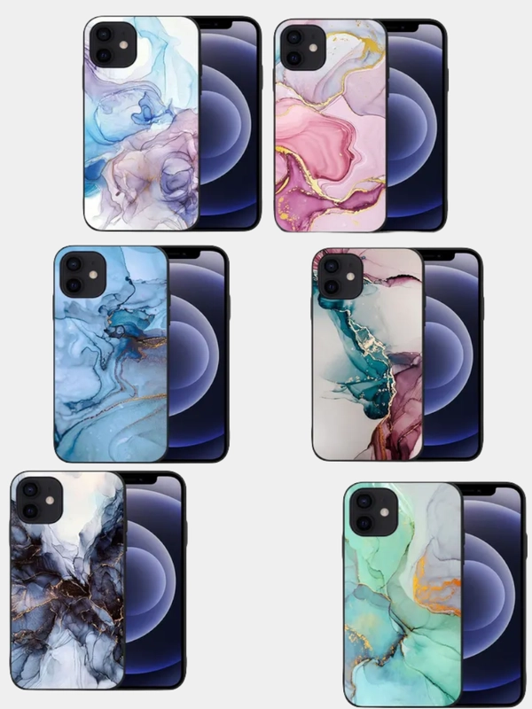 Мраморный чехол для iPhone 7/8/SE2020,XR,11,12