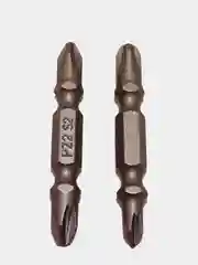 Набор бит двусторонних KRANZ PZ2xPZ2, PZ1xPZ3-50 мм, 2 штуки, сталь S2