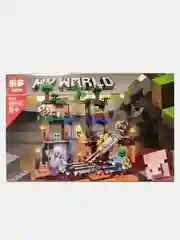 Конструктор LEDUO Minecraft (Майнкрафт) 6020 "Битва за шахту", 634 детали