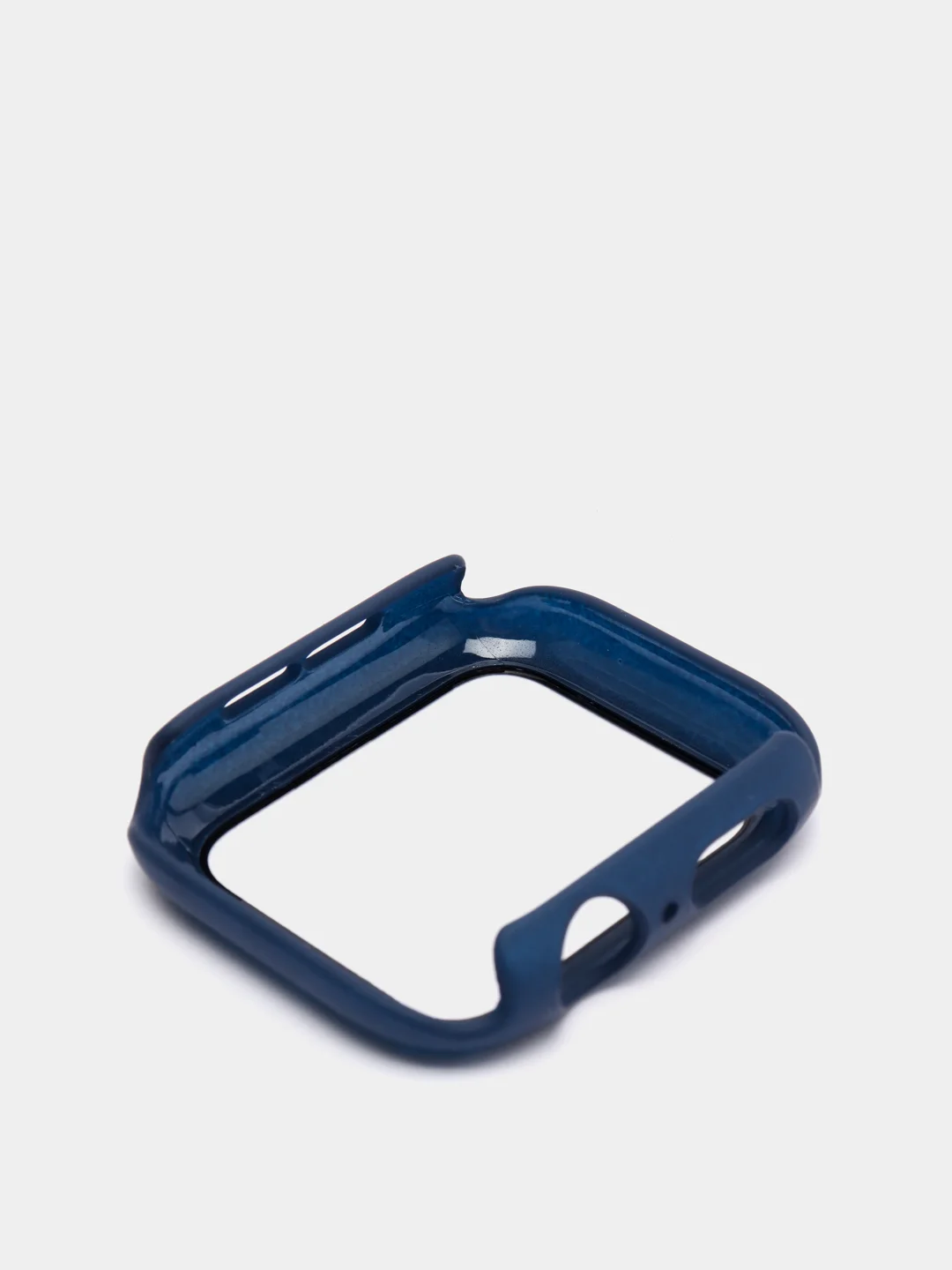 Темно-синий бампер с защитным стеклом для Apple Watch 38/40/41/42/44/45/49