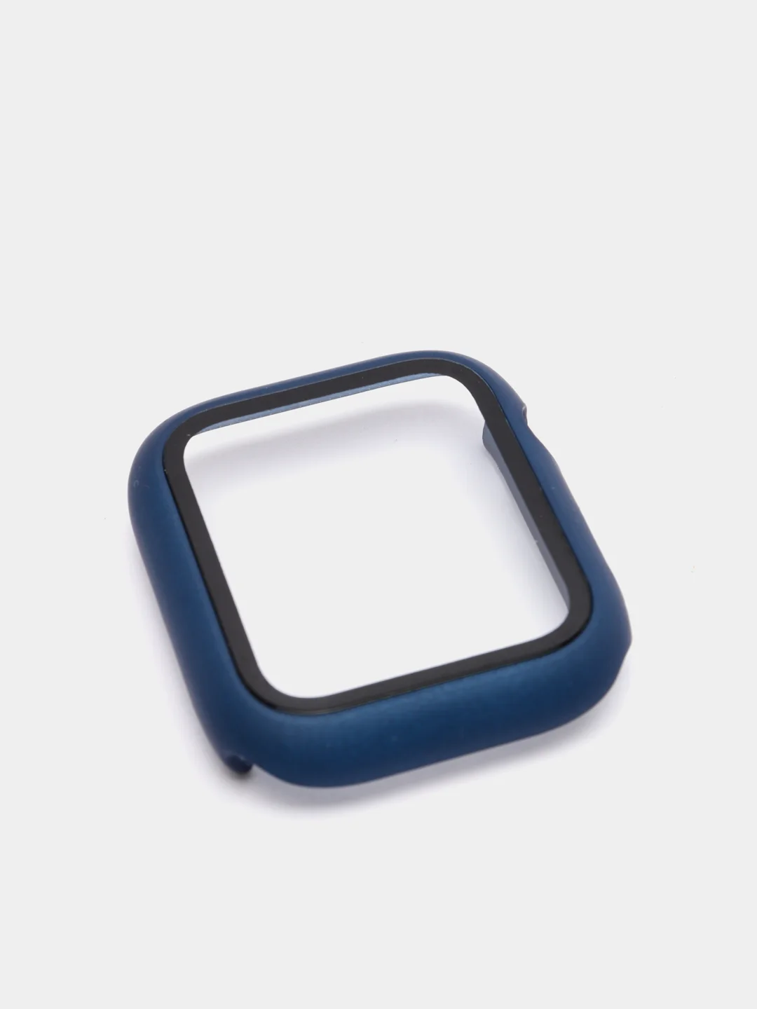 Темно-синий бампер с защитным стеклом для Apple Watch 38/40/41/42/44/45/49
