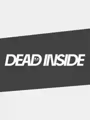 Белый наклейка на автомобиль JDM- DEAD INSIDE / МЕРТВЫЙ ВНУТРИ. Голографическая на машину / авто