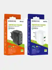 Зарядное устройство Borofone BA46A, USB и порт Type-C