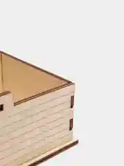 Шкатулка-книжка из дерева "Merry Christmas" с пожеланием,  для украшений и мелочей