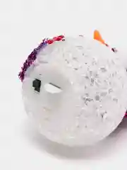 Фиолетовый снеговик светящийся