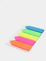 Закладки с клеевым краем Lamark Neon, пластиковые, 12 x 42 мм, 5 цветов по 25 листов